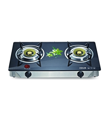 Buy Double Glass Auto Gas Stove 26 GR LPG Online