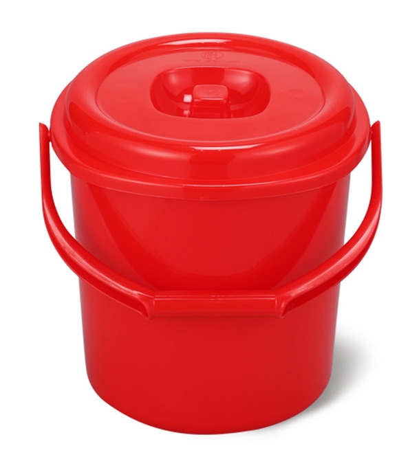 Buy Square Bucket with Lid 20Ltr Red Online