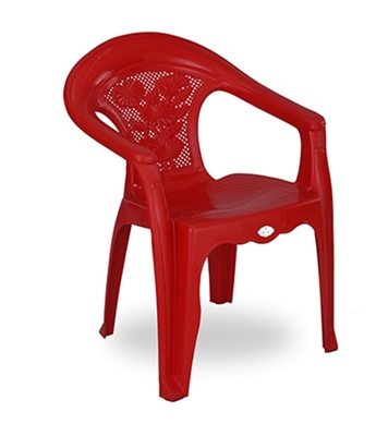 Buy Chair Garden Net Flower Red Online