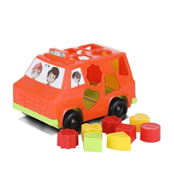 Buy Jim & Jolly Puzzle Car Orange Online
