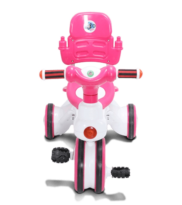 Jim & Jolly Rock Rider With Backrest-3Y-Pink 