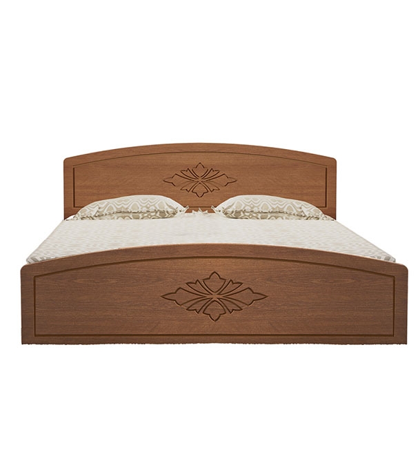 Buy Regal Laminated Board Sizzling Double Bed Antique Online