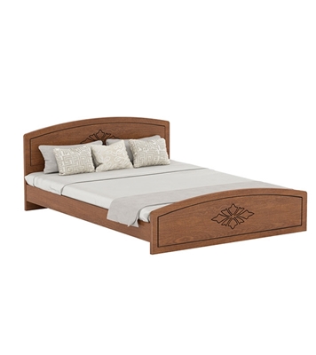 Buy Regal Laminated Board Sizzling Double Bed Antique Online