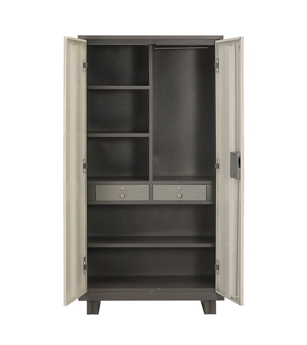 Buy Regal Metal Household Almirah Gray Online