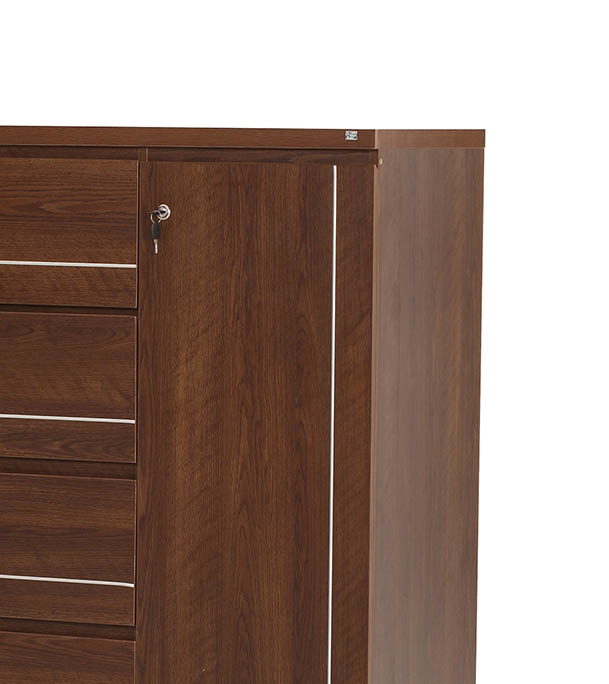 Buy Regal Claire Laminated Board Wardrobe Antique Online