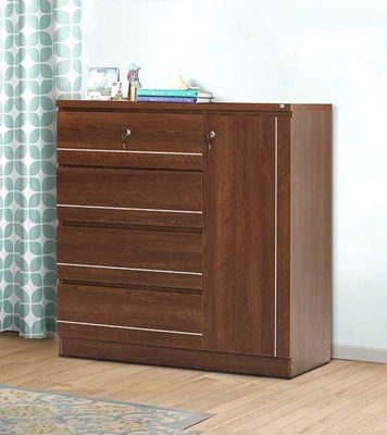 Buy Regal Claire Laminated Board Wardrobe Antique Online