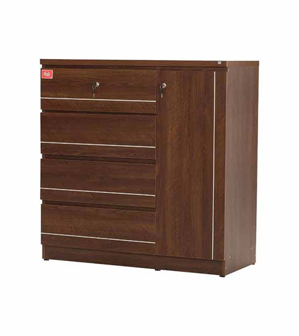 Buy Regal Laminated Board Wardrobe Antique Online