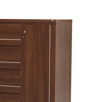 Buy Regal Laminated Board Wardrobe Antique Online