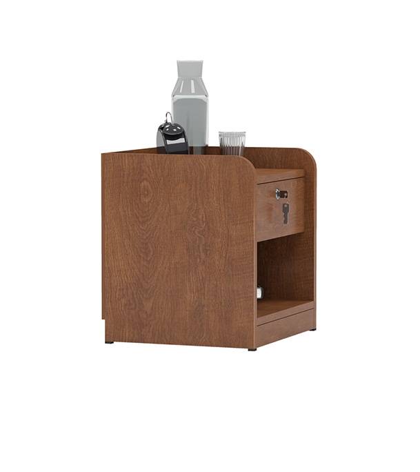 Buy Regal Harper Laminated Board Bed Side Table Antique Online