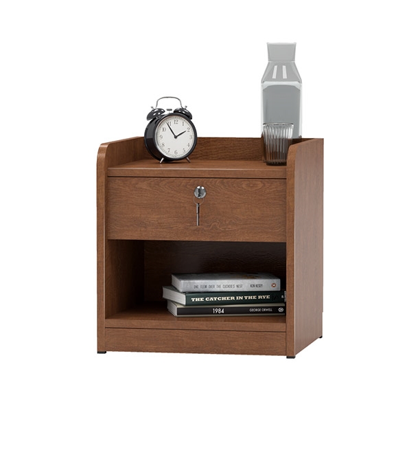 Buy Regal Harper Laminated Board Bed Side Table Antique Online