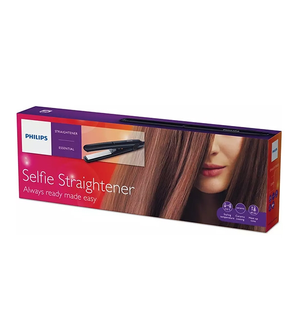 Buy Philips HP8303/00 Mini Selfie Straightener Hair Straightener For Women Online