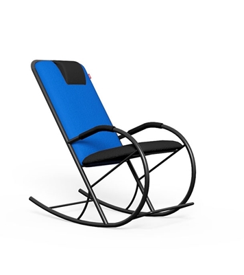 Buy Regal Metal Rocking Chair Blue Online