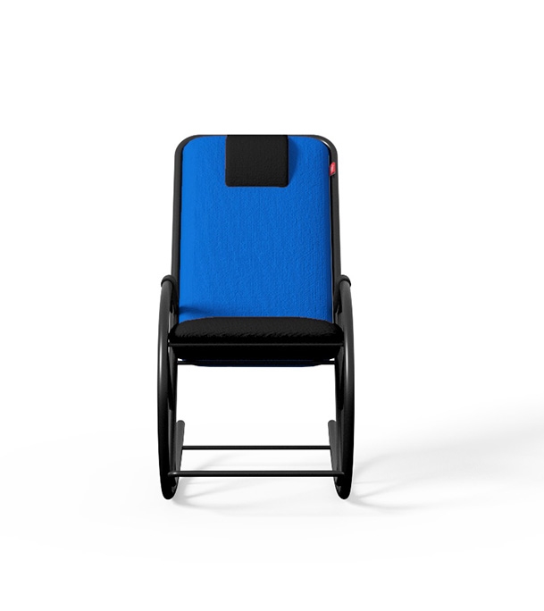 Buy Regal Metal Rocking Chair Blue Online