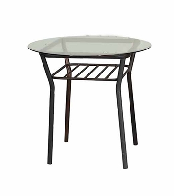 Buy Regal Florence Metal Dining Table Black Online