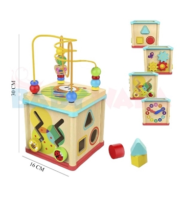 Buy Kid's Educational Wooden Toy Multi-functional Wisdom Box Online