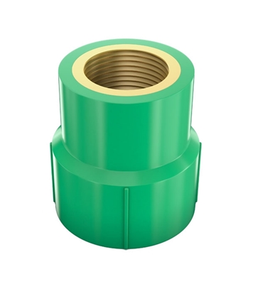 Buy RFL PVC Thread R-Brass Socket 3/4"x1/2" Green Online