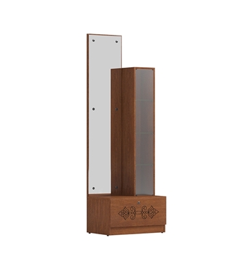 Buy Regal Lisbon Laminated Board Double Bed Antique Online 