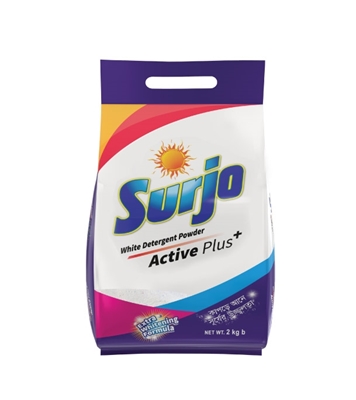 Buy SURJO White Detergent Powder 2000 gm Online 