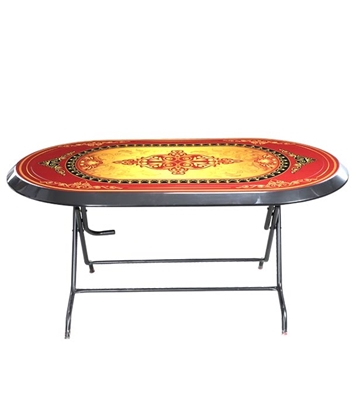 Buy Dining Table 6 Seat Elegant S/L Prin Majesty Black Online at Best Price