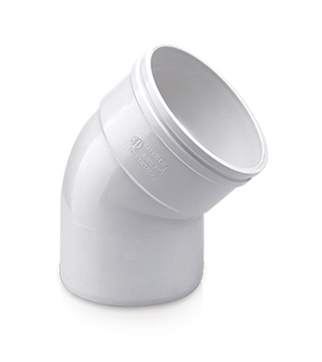 Buy RFL SWR uPVC Plain Bend 45° 110mm Online