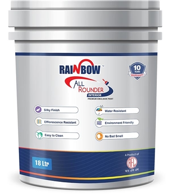 Buy RAINBOW All Rounder Int. Premium Emulsion White 18 Ltr Online
