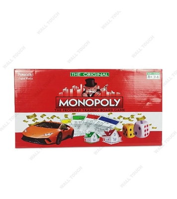 Buy Monopoly Banking Paper Board Game With Money Card Dice & Others Tools Online