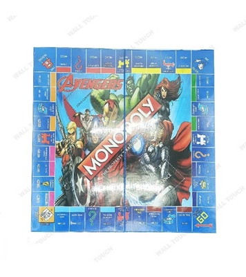 Buy Monopoly Banking Paper Board Game With Money Card Dice & Others Tools Blue Online