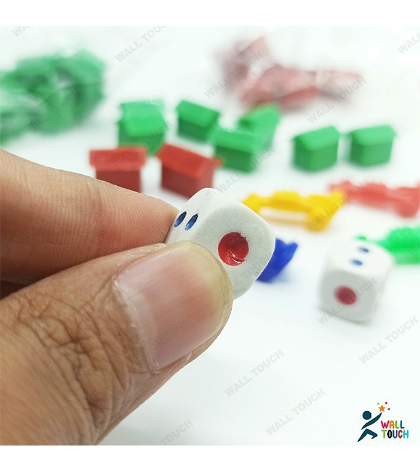 Buy Monopoly Banking Paper Board Game With Money Card Dice & Others Tools Blue Online