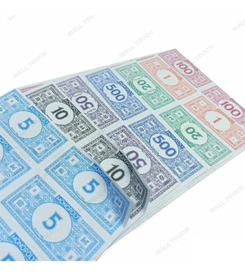 Buy Monopoly Banking Paper Board Game With Money Card Dice & Others Tools Blue Online