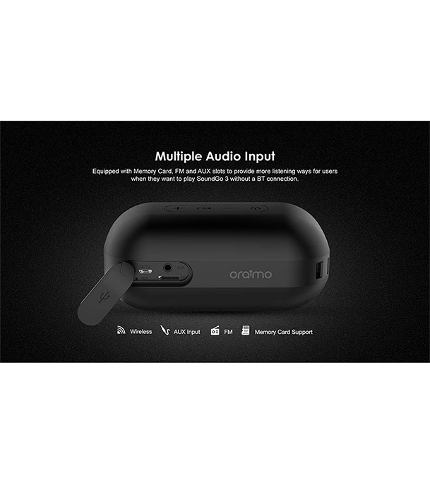 Buy Oraimo SOUNDGO 3 Ultra-Portable Wireless Speaker Black Online