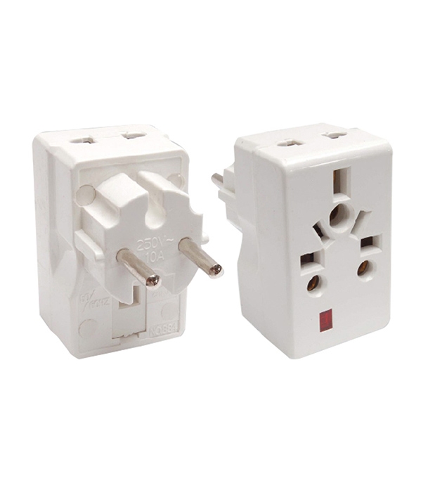 Buy AC Travel Converter (2 pin to 3 Way) Online