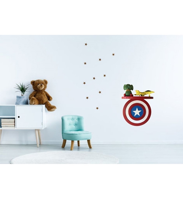 Buy Captain America Wall Mounting Shelf (Big) online at best price