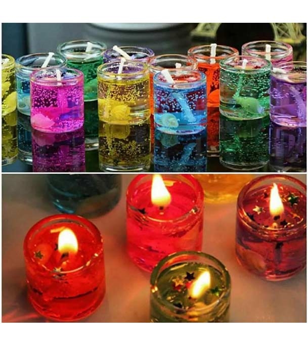 Buy Jelly Candle Multicolor 6 Pieces  Online at Best Price
