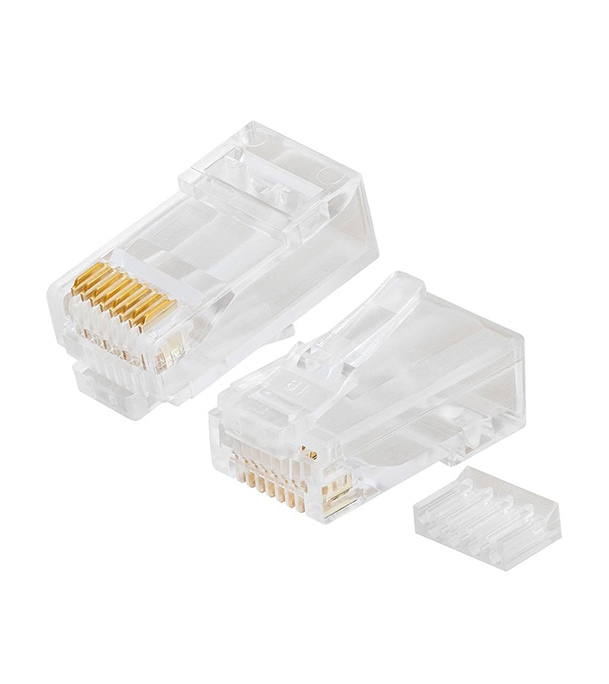 Buy 25 pcs RJ45 Plug Ethernet Gold Plated Network Connector Online