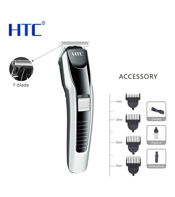 HTC AT 538 Rechargeable Hair and Beard Trimmer for Men at Best Price in Bangladesh