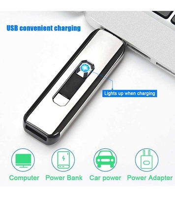 New Mini Electroplating Electric Small Double Side USB Recharging LED Lighter at Best Price in Bangladesh