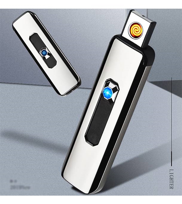 New Mini Electroplating Electric Small Double Side USB Recharging LED Lighter at Best Price in Bangladesh