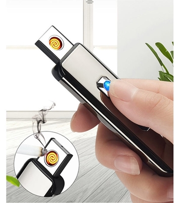 New Mini Electroplating Electric Small Double Side USB Recharging LED Lighter at Best Price in Bangladesh