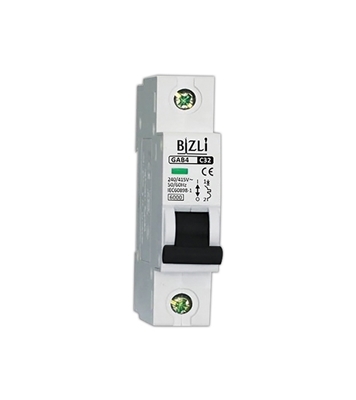 Bizli Circuit Breaker 1P 32A C 6KA