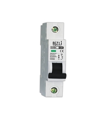 Bizli Circuit Breaker 1P 63A C 6KA at Best Price In Bangladesh