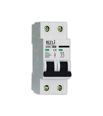 Bizli Circuit Breaker 2P 32A C 6KA at Best Price In Bangladesh