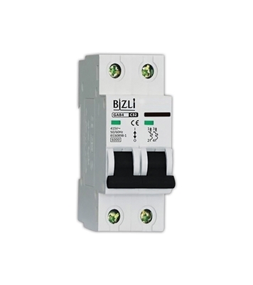 Bizli Circuit Breaker 2P 50A C 6KA at Best Price In Bangladesh