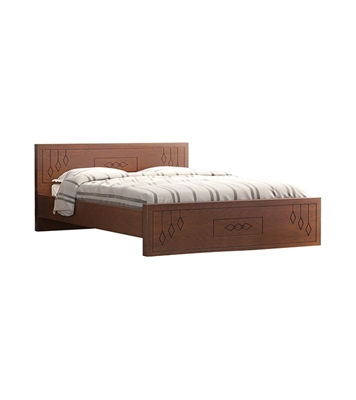 Buy Regal Romilly Wooden Double Bed Online at Best Price