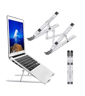 Laptop Stand Creative Folding Storage Bracket For Tablets Notebook Laptop Quality Aluminum Alloy at Best Price In Bangladesh