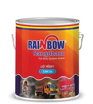 	Buy Rainbow Rangdhanu Synthetic Enamel Black 3.64 Ltr Online at Best Price