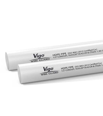 Buy Vigo Wire Guard Popular pipe 3/4"(22mm) X 10' White at Best Price In Bangladesh