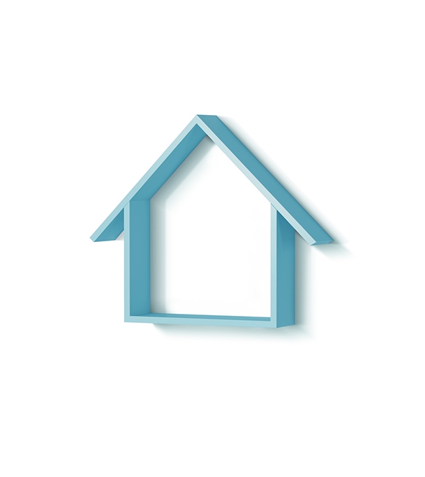 Regal Wooden Wall Hanging Shelf Blue at Best Price in Bangladesh