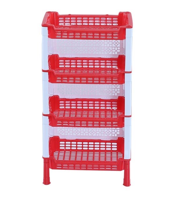 Moushumi Rack 4 Step - Red