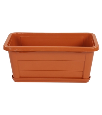 Rectangular Seed Planter 16" with Tray Brown at Best Price in Bangladesh