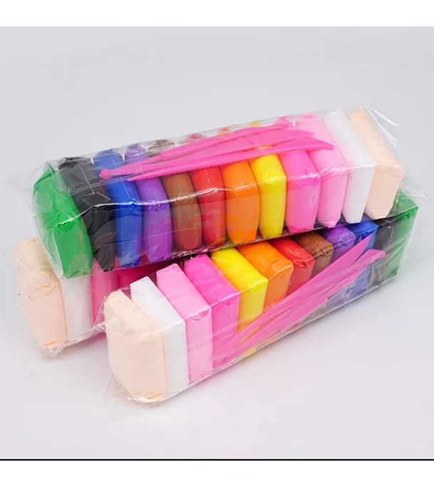 Buy Hot 12 Colors Set Fluffy Toys Putty Soft Clay Antistress Light Plasticine Supplies Sand Fidget Gum Clay For Kids at Best Price In Bangladesh